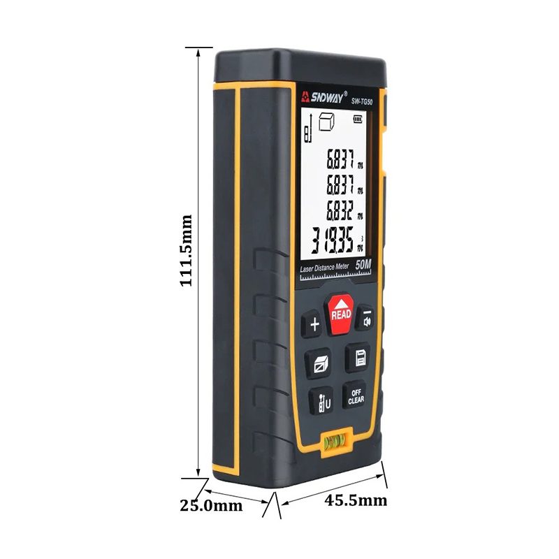 Medidor De Distancia Laser Sndway 50 Metros – Latino.pe Medidor de distancia laser sndway 50 metros - imagen 3