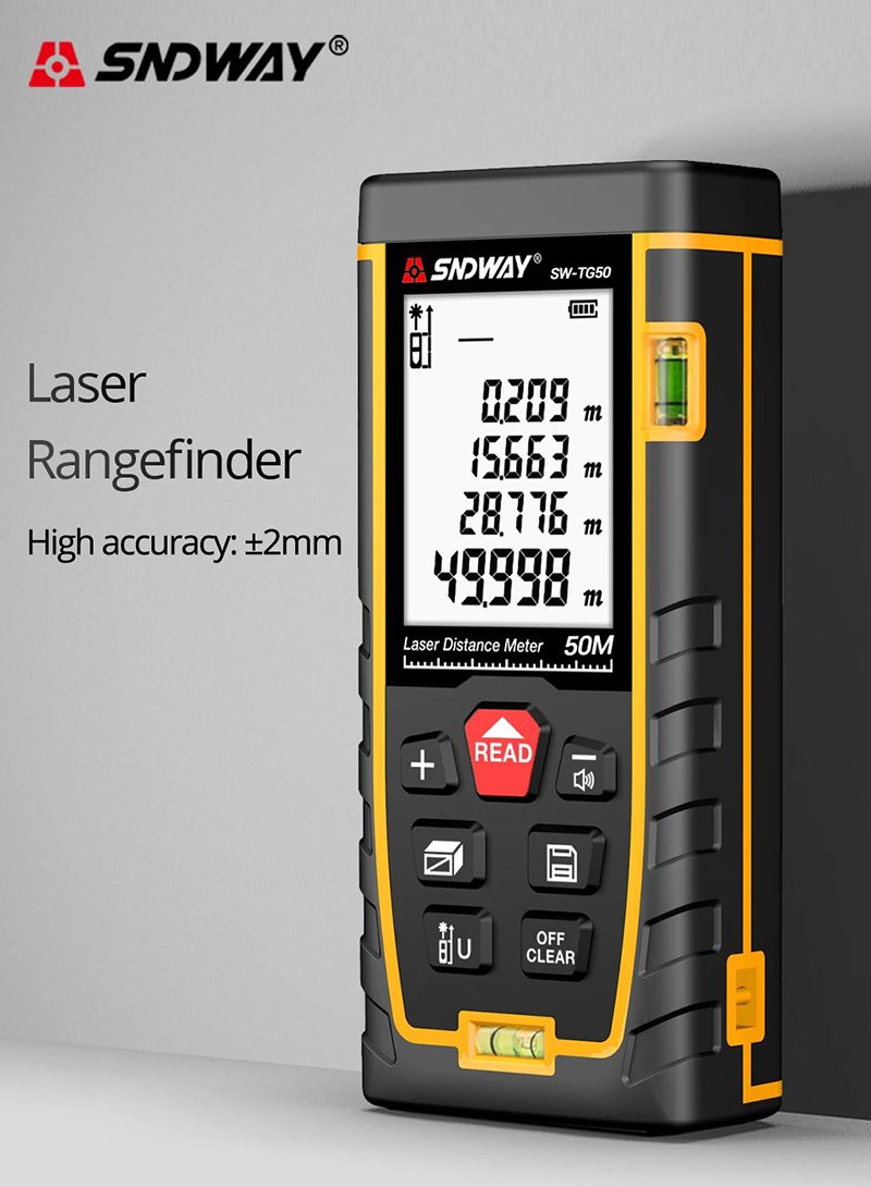 Medidor De Distancia Laser Sndway 50 Metros – Latino.pe Medidor de distancia laser sndway 50 metros